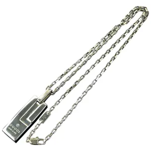 Gucci silver silver necklaces