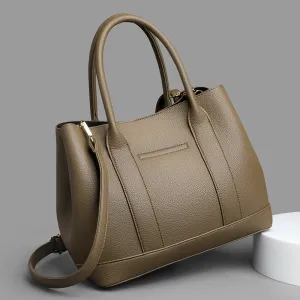 Handbags, New large-capacity textured women's bags, fashionable soft leather shoulder bags,  temperament women's satchel wholesale