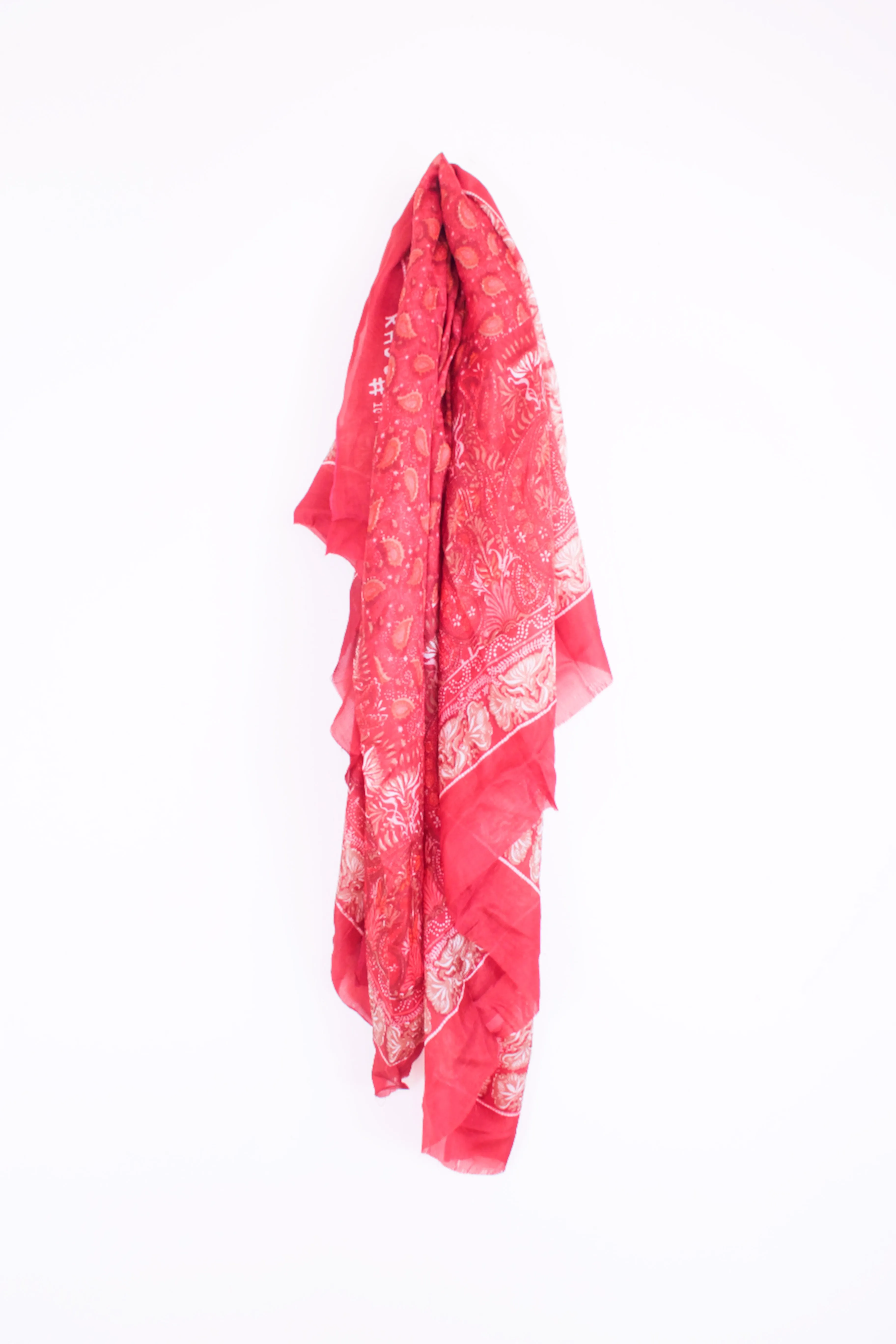 Handwoven Silk Scarf - Vintage