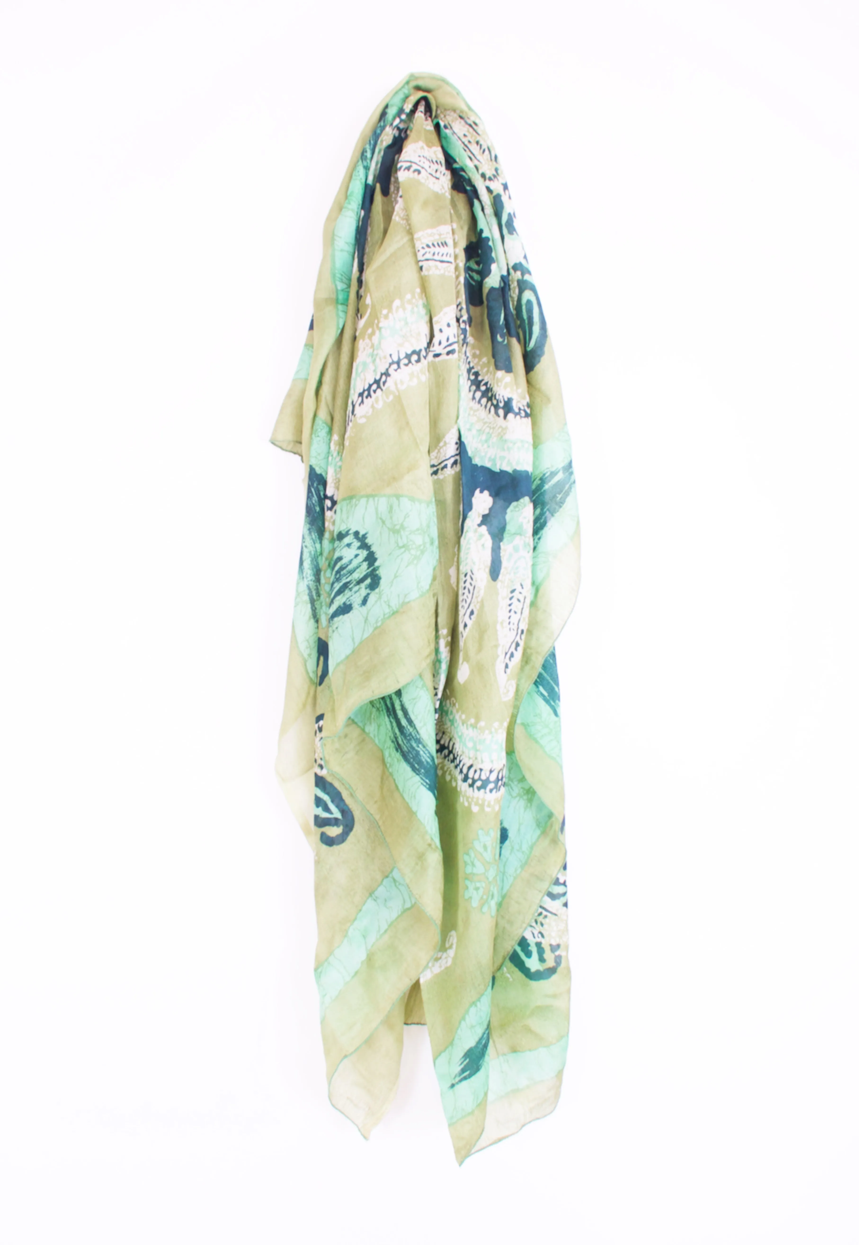 Handwoven Silk Scarf - Vintage