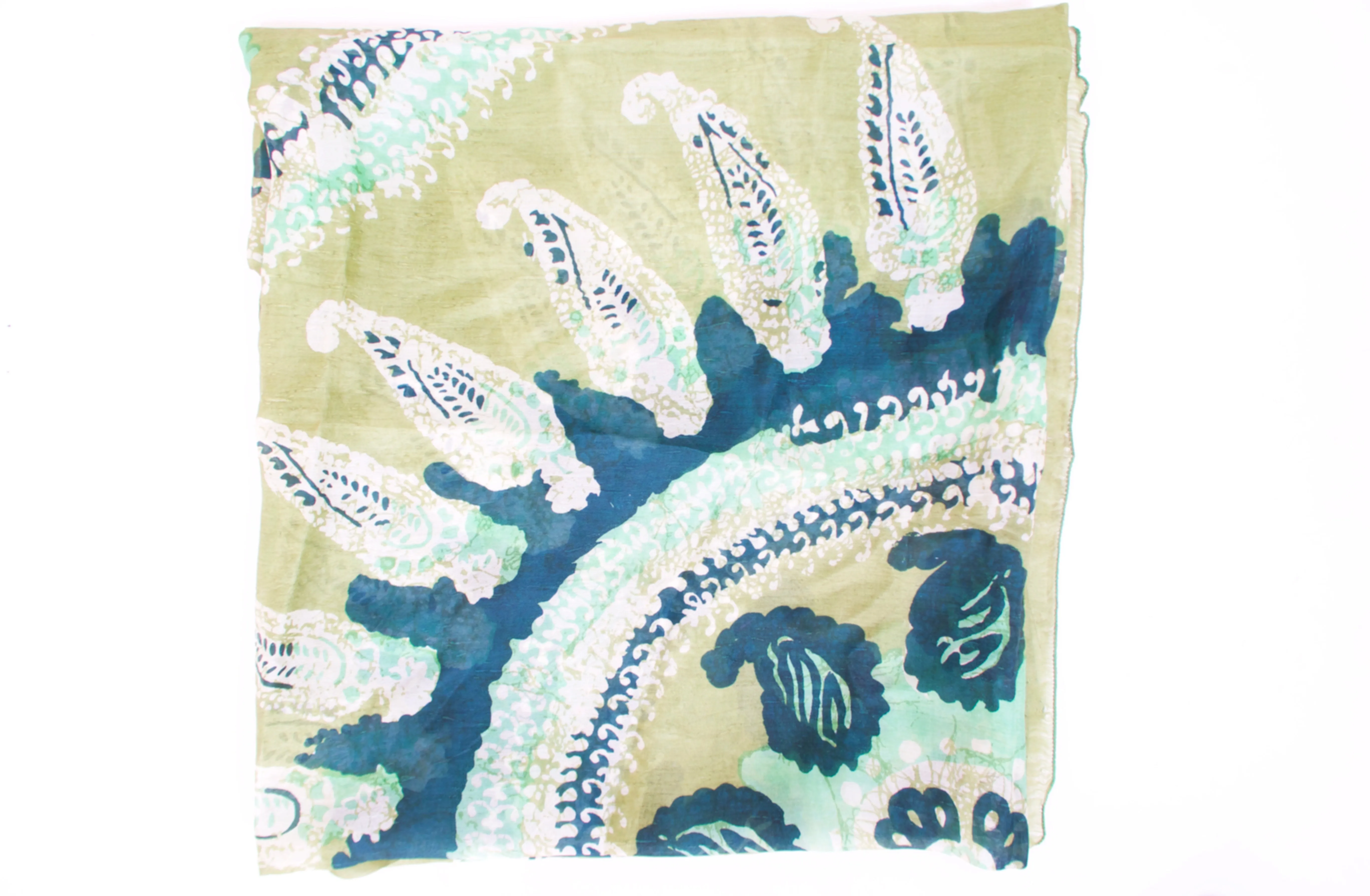 Handwoven Silk Scarf - Vintage