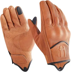Harssidanzar Touchscreen Leather Motorcycle Gloves - GM028