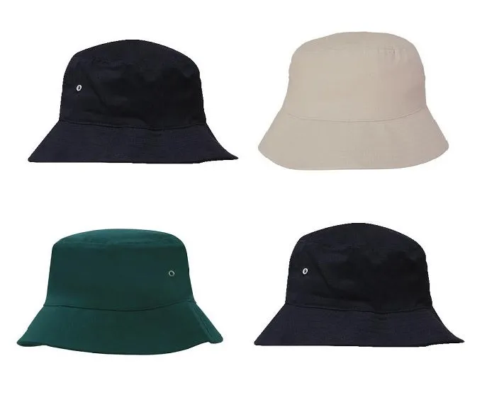 Headwear Professionals Brushed Sports Twill Bucket Hat