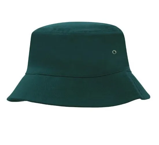 Headwear Professionals Brushed Sports Twill Bucket Hat