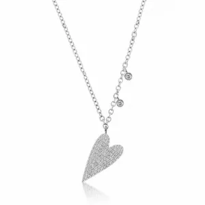 Heart charm necklace