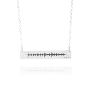 Heartbeat Bar Necklace