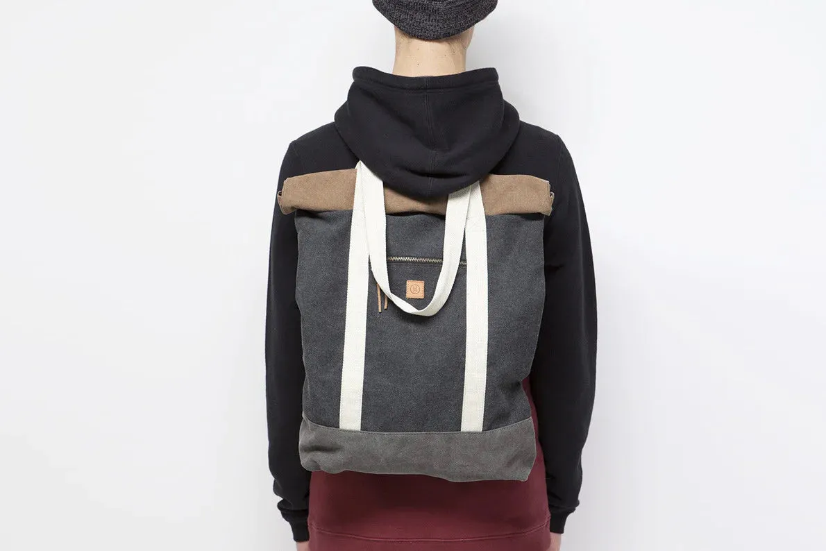 Hendrik Tote/ Backpack Black