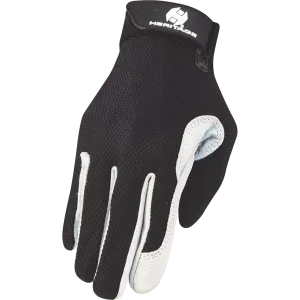 Heritage Tackified Performance Glove-Black/White