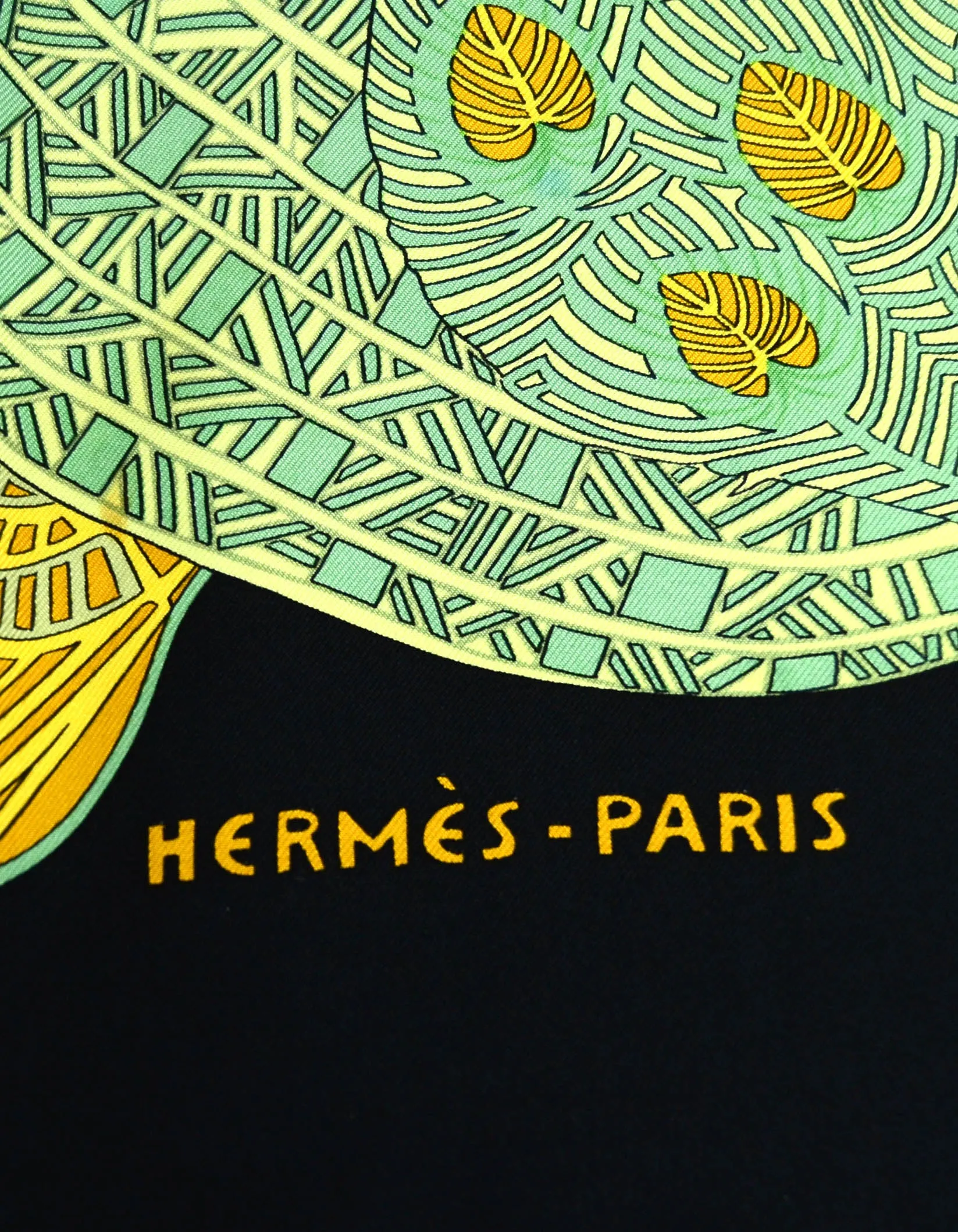 Hermes Black/Multicolor Art des Steppes 90cm Silk Scarf