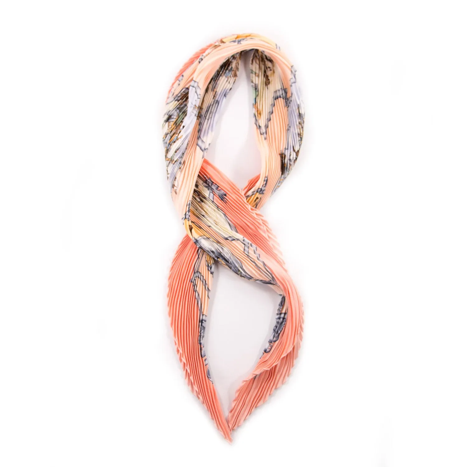 Hermes Les Cheavaux Des Moghols Printed Silk Scarf