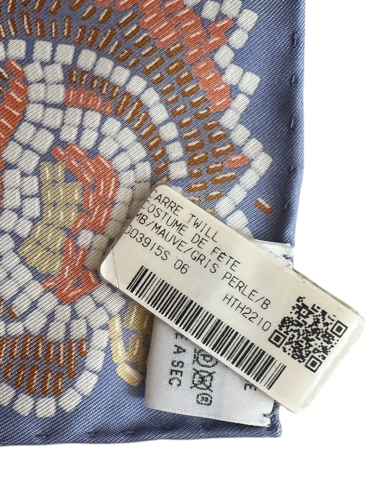 Hermes NEW Costume de Fete 90cm Silk Scarf