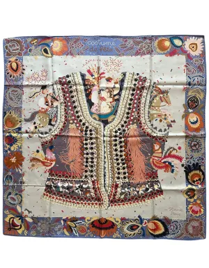Hermes NEW Costume de Fete 90cm Silk Scarf