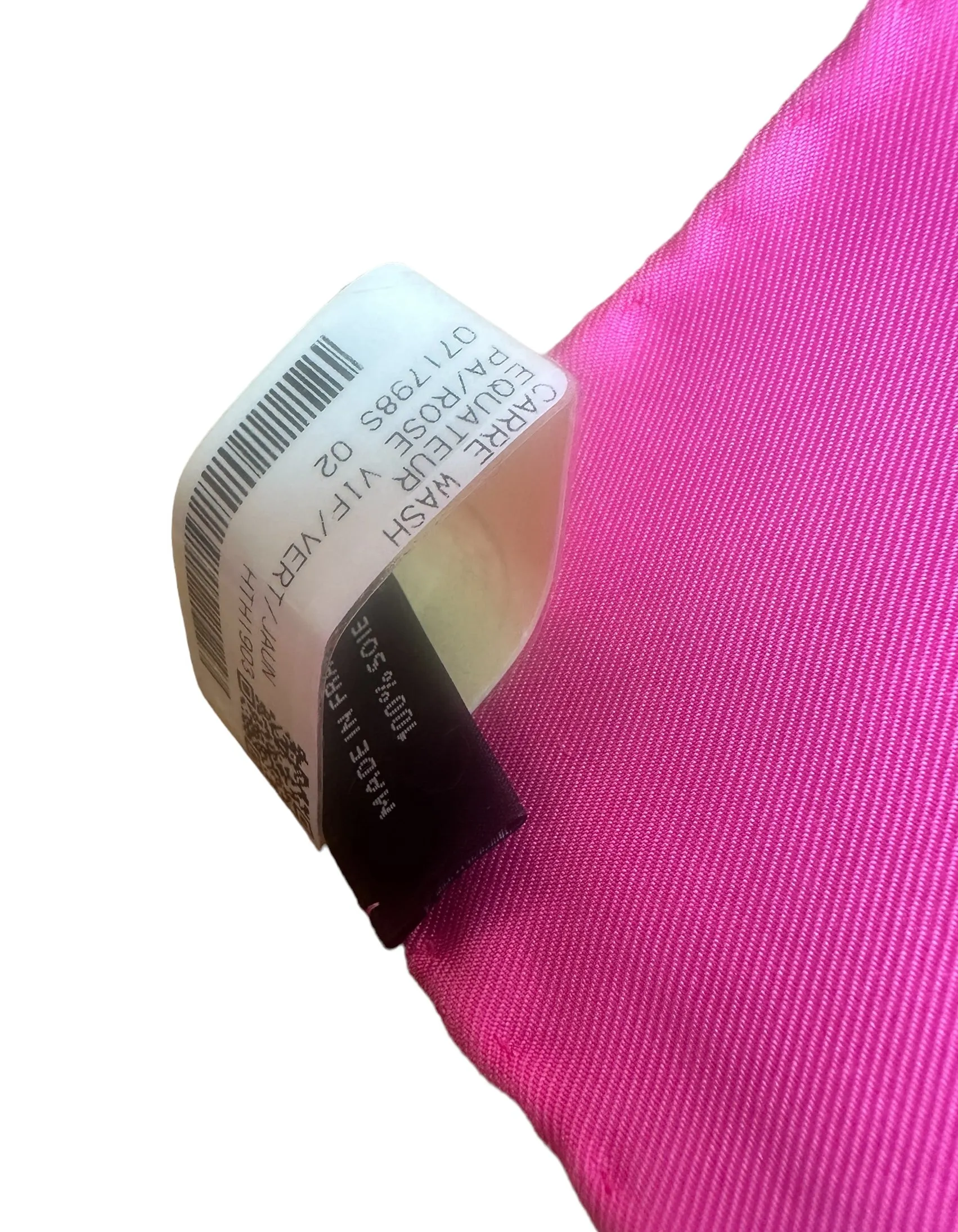 Hermes Pink Equateur NEW 90cm Carre Wash Silk Scarf