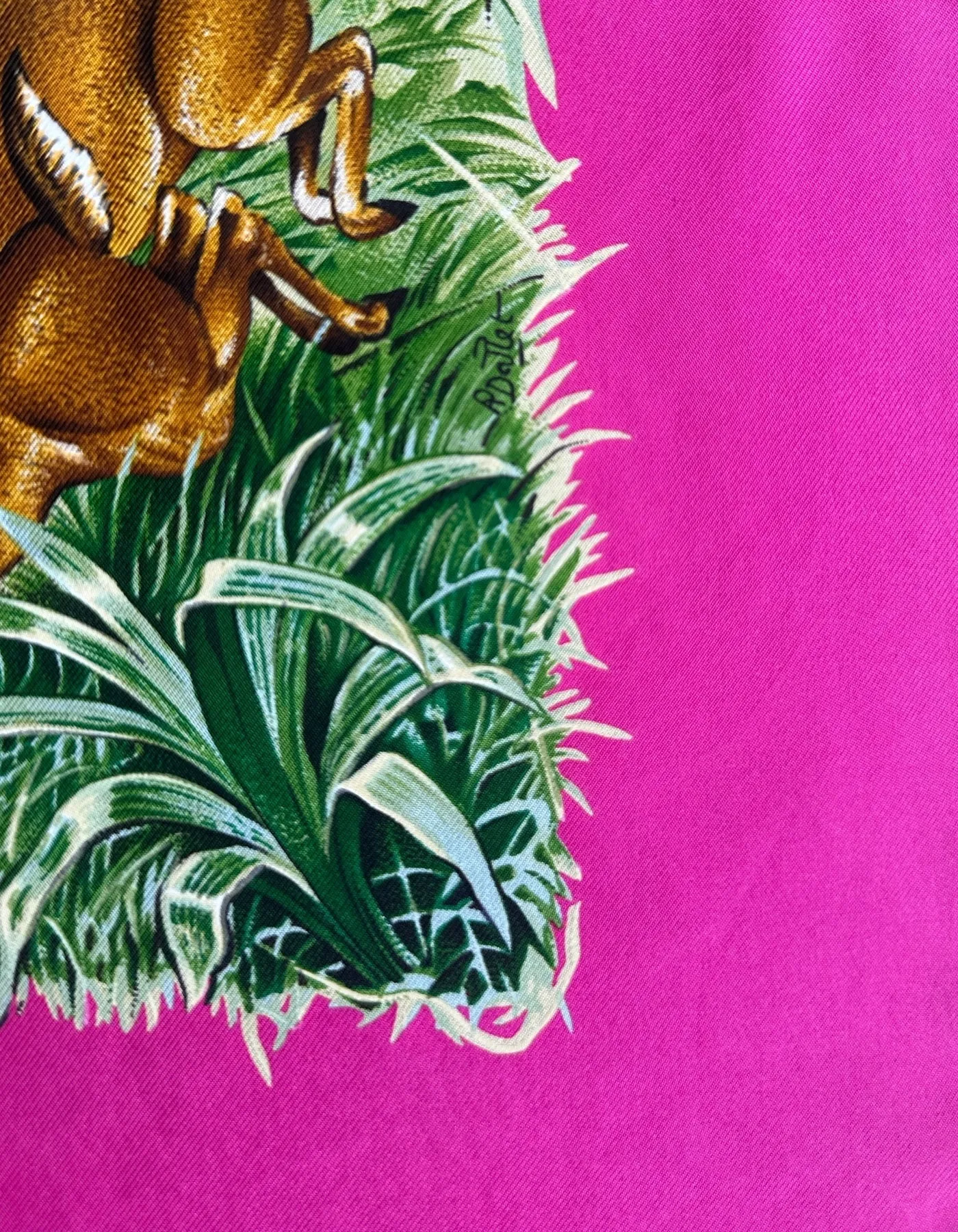 Hermes Pink Equateur NEW 90cm Carre Wash Silk Scarf