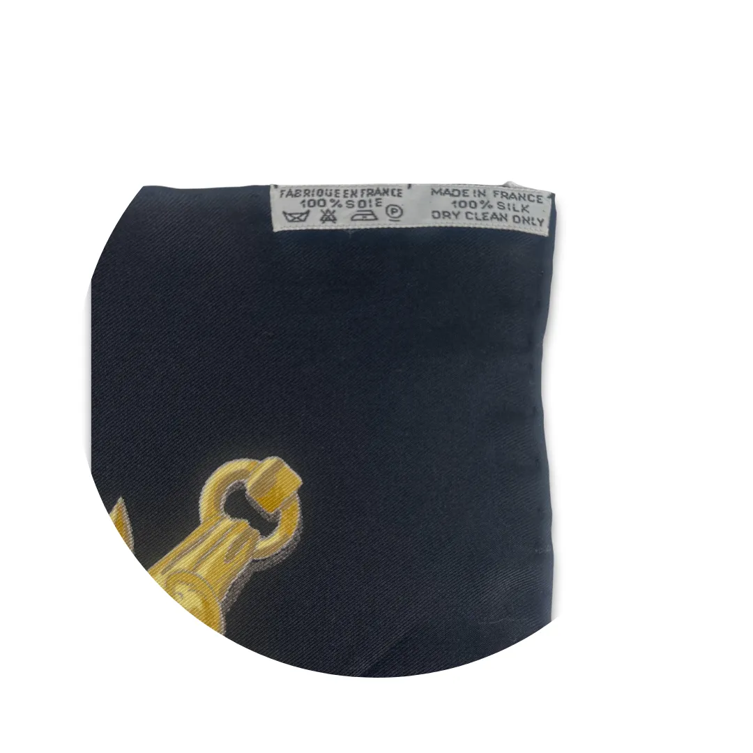 Hermès “Marine et Cavalerie” Silk Scarf
