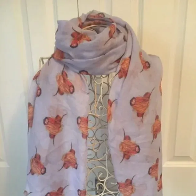 Highland Cow Blend Scarf