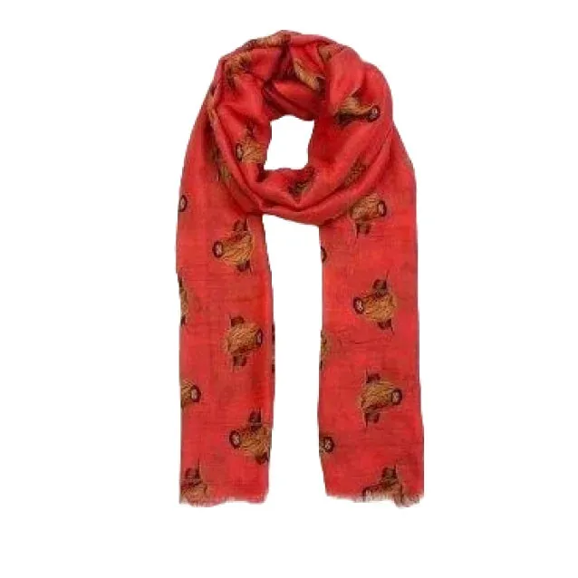 Highland Cow Blend Scarf