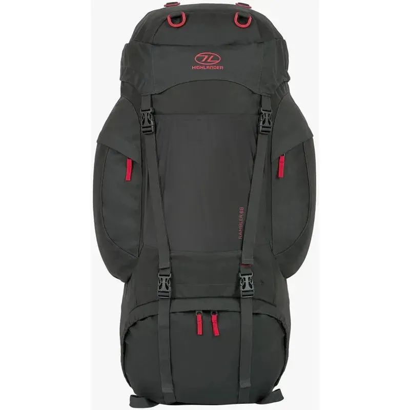 Highlander Rucksack Rambler 88L - Black