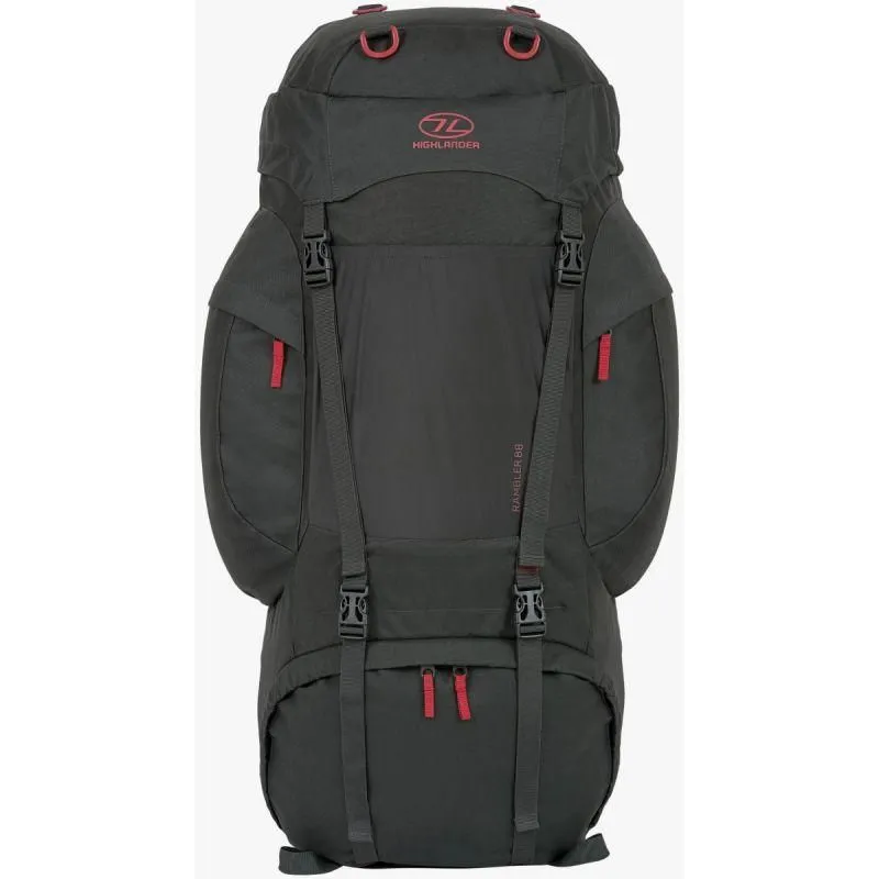 Highlander Rucksack Rambler 88L - Charcoal
