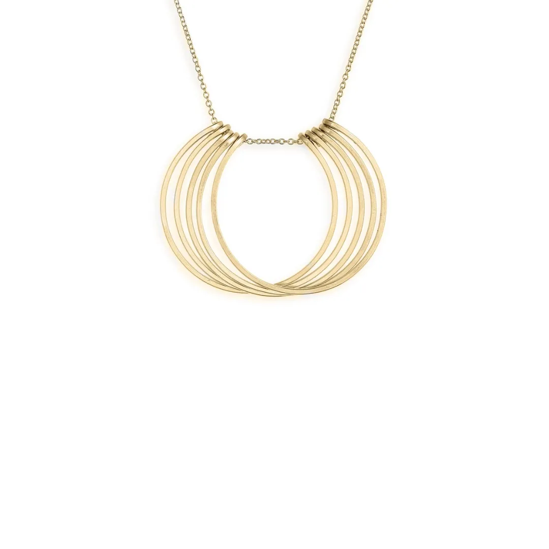 Honey Petals Necklace in Gold Filled
