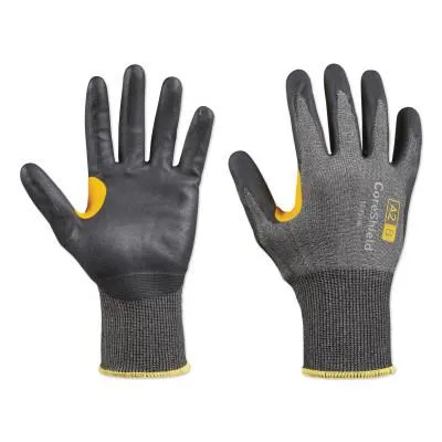Honeywell CoreShield™ A2/B Coated Cut Resistant Gloves, 10/XL, HPPE, Nitrile Micro-Foam, 18 ga, Black, 22-7518B/10XL