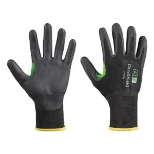 Honeywell CoreShield™ A3/C Coated Cut Resistant Glove, 8/M, HPPE/Basalt, Nitrile Micro-Foam, 13 ga, Black, 23-0513B/8M