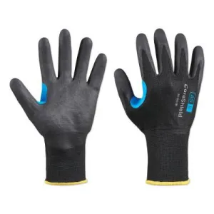 Honeywell CoreShield™ A5/E Coated Cut Resistant Glove, 6/XS, HPPE/SS, Nitrile Micro-Foam, 13 ga, Black, 25-0513B/7S