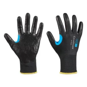 Honeywell CoreShield™ A5/E Coated Cut Resistant Gloves, 10/XL, HPPE/SS, Smooth Nitrile, 13 ga, Black, 25-0913B/10XL