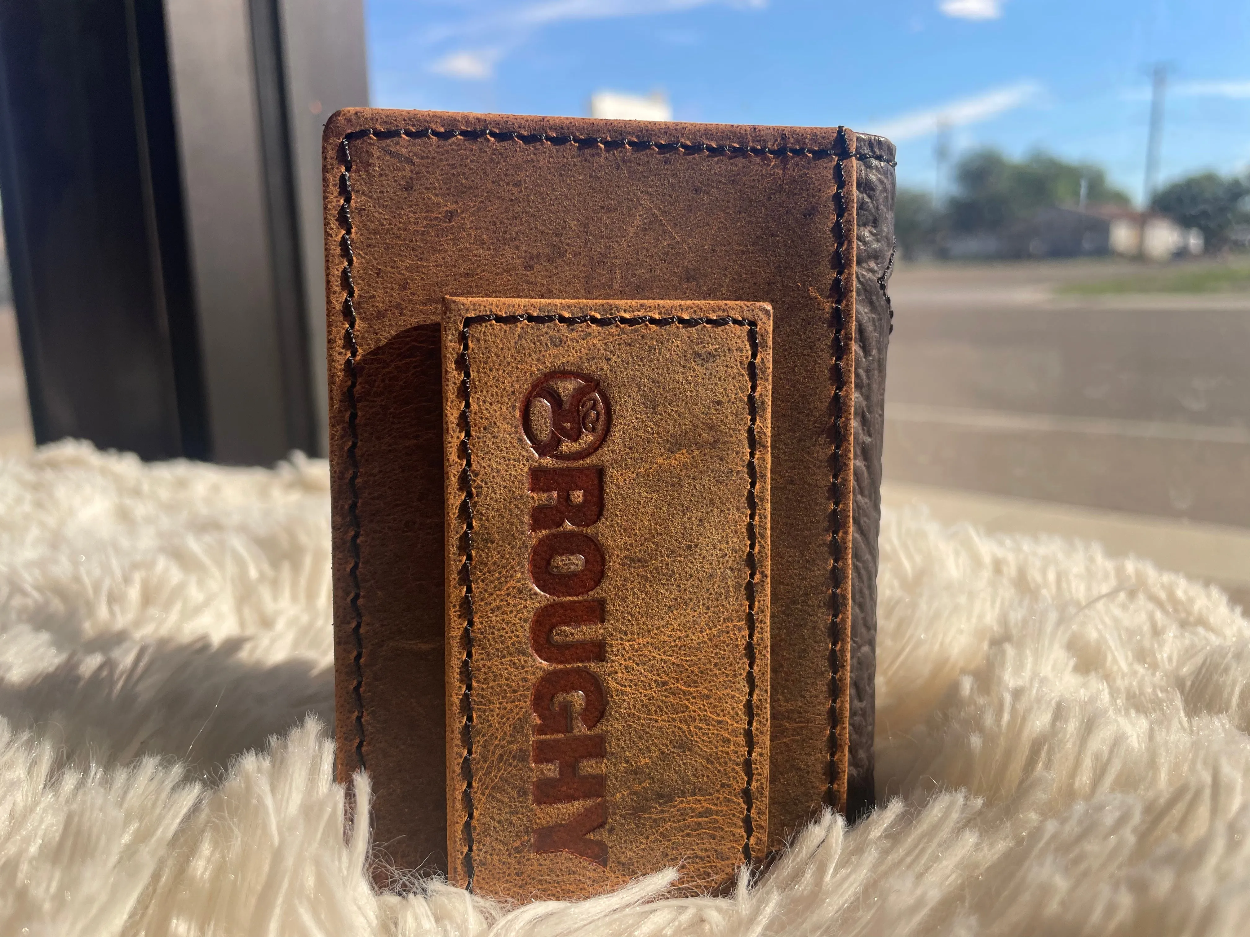 Hooey Tahonta Roughy Bifold Money Clip
