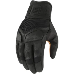 ICON 1000 Nightbreed Motorcycle Gloves (Black)