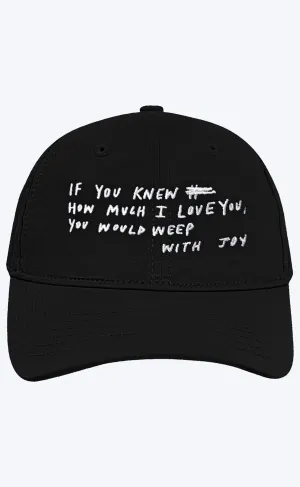 'If You Knew...' Embroidered Hat