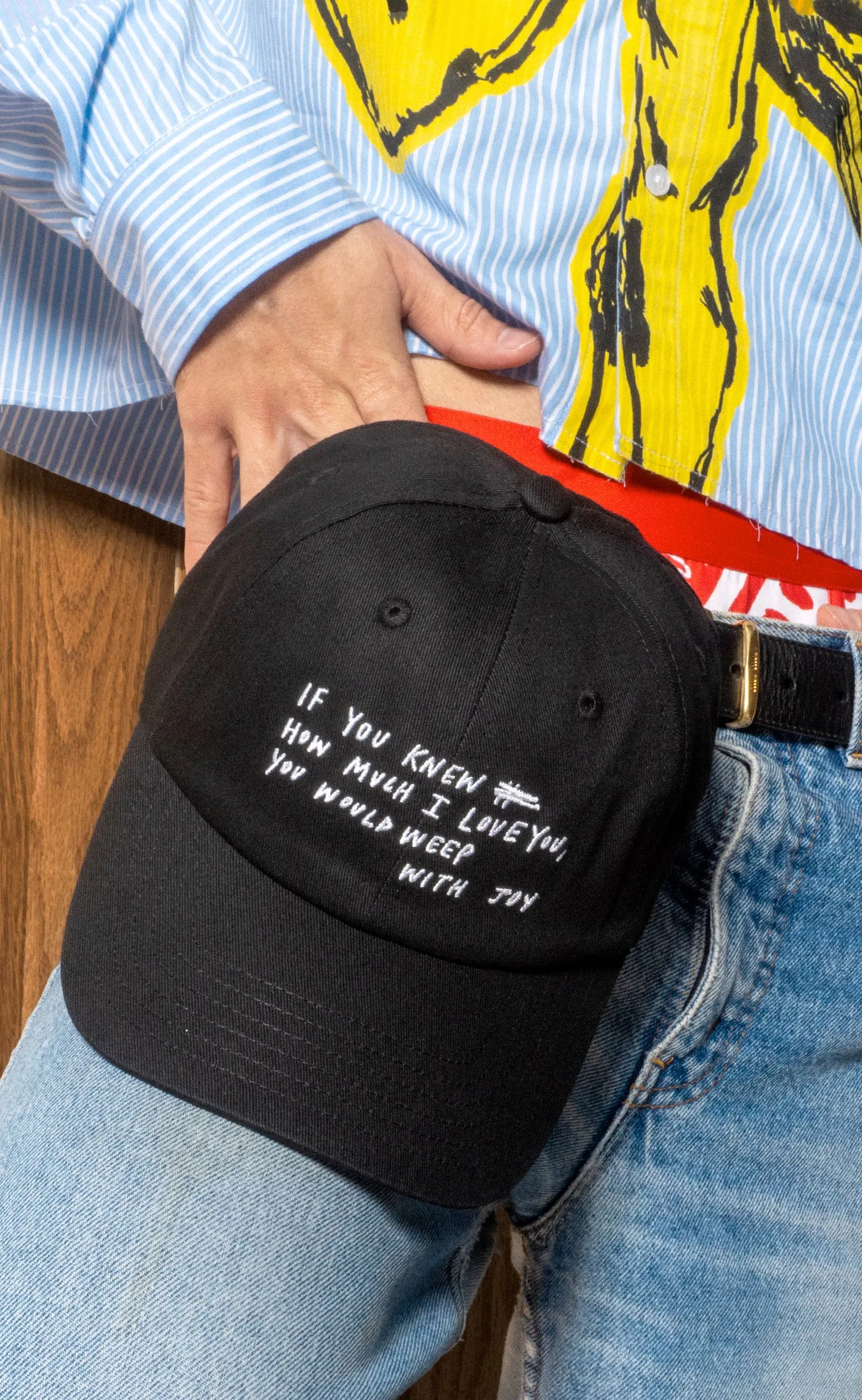'If You Knew...' Embroidered Hat