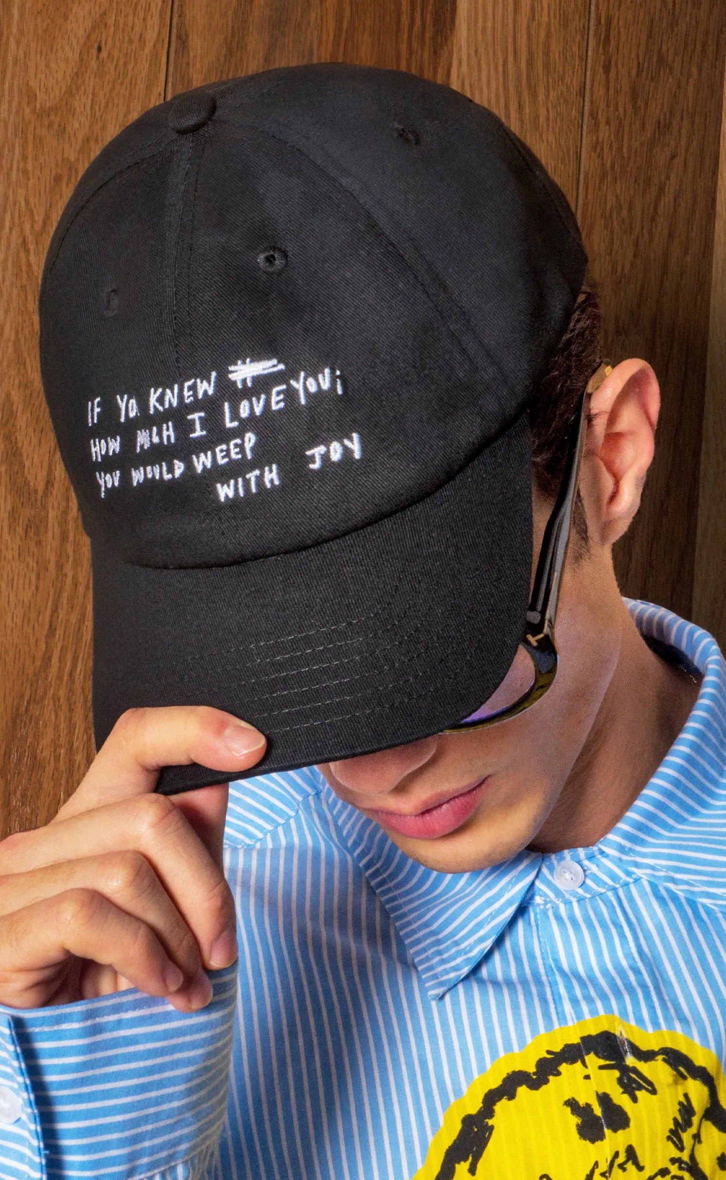 'If You Knew...' Embroidered Hat
