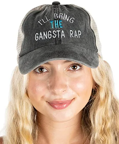 I'll Bring The - Cotton Mesh Baseball Cap by Funky Junque