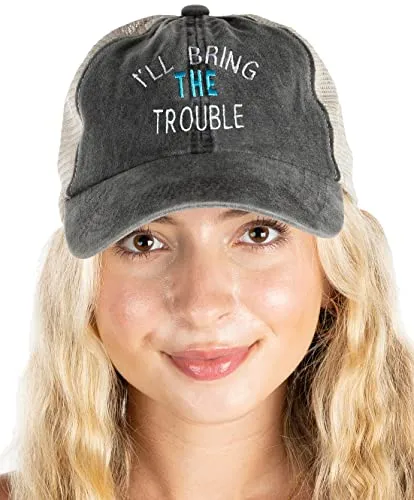 I'll Bring The - Cotton Mesh Baseball Cap by Funky Junque