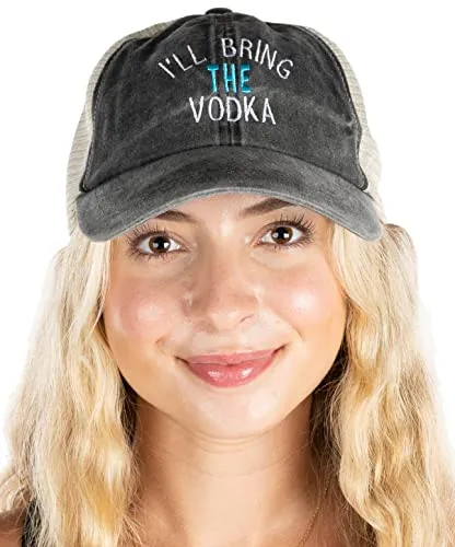 I'll Bring The - Cotton Mesh Baseball Cap by Funky Junque