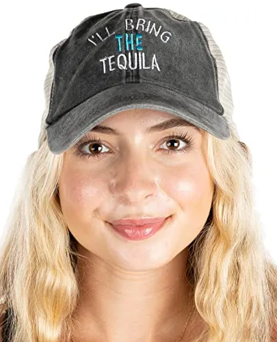 I'll Bring The - Cotton Mesh Baseball Cap by Funky Junque