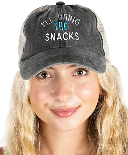 I'll Bring The - Cotton Mesh Baseball Cap by Funky Junque