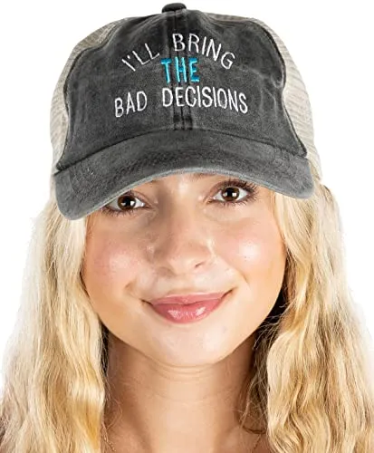 I'll Bring The - Cotton Mesh Baseball Cap by Funky Junque