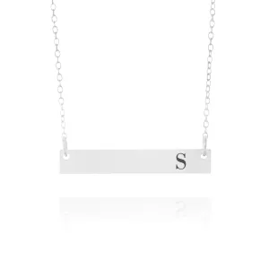 Initial Bar Necklace