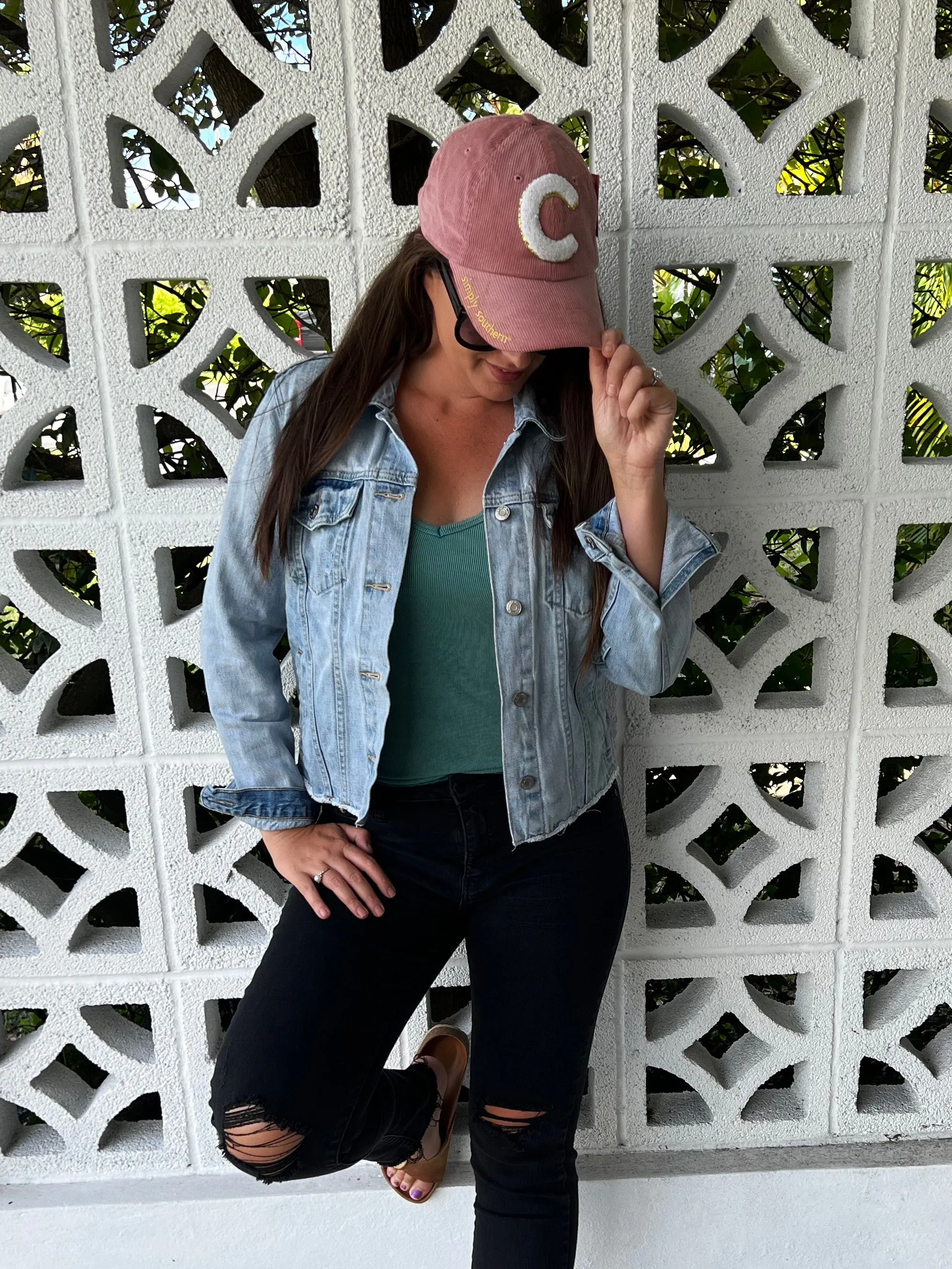 Initial Patch Hat by Simply Southern