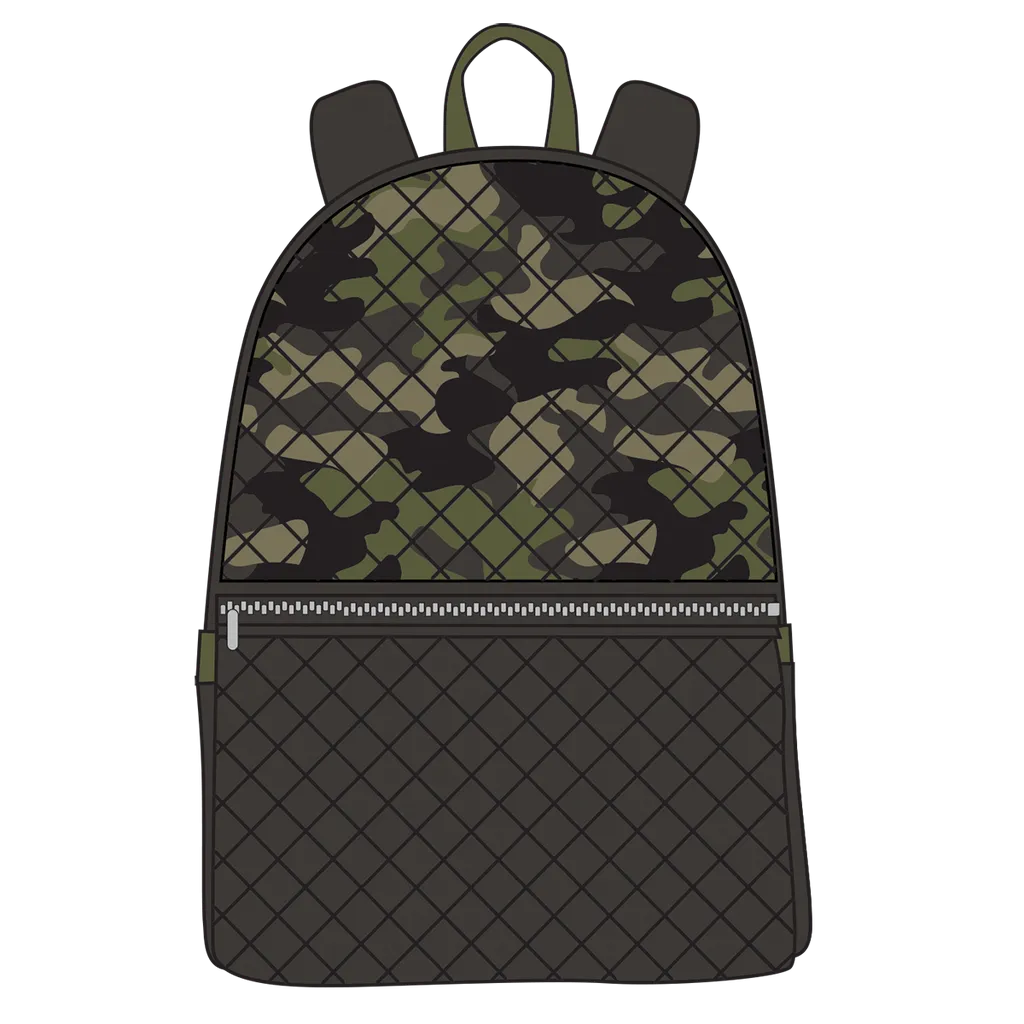 Iscream Green Camo Backpack