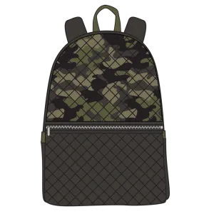 Iscream Green Camo Backpack