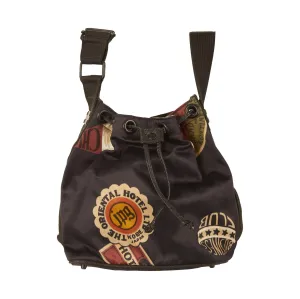 Jean Paul Gaultier Black Patchwork Shoulder Bag