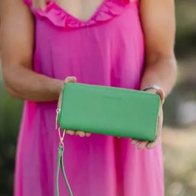 Jessica Wallet - Apple Green