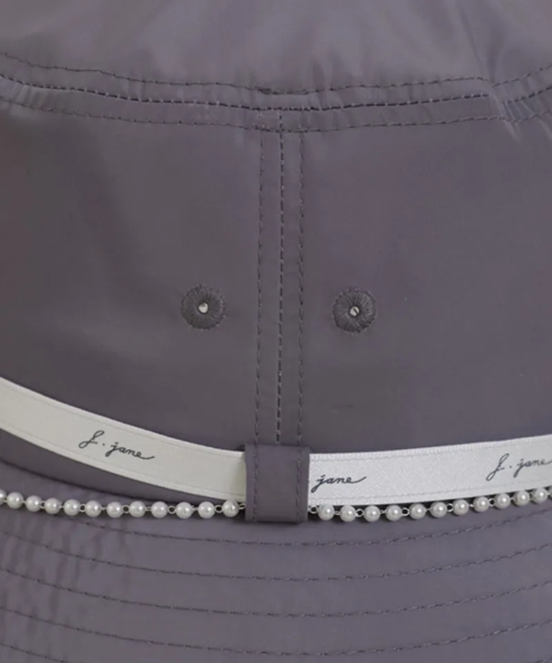 J.Jane Pearl Bucket Hat - Gray