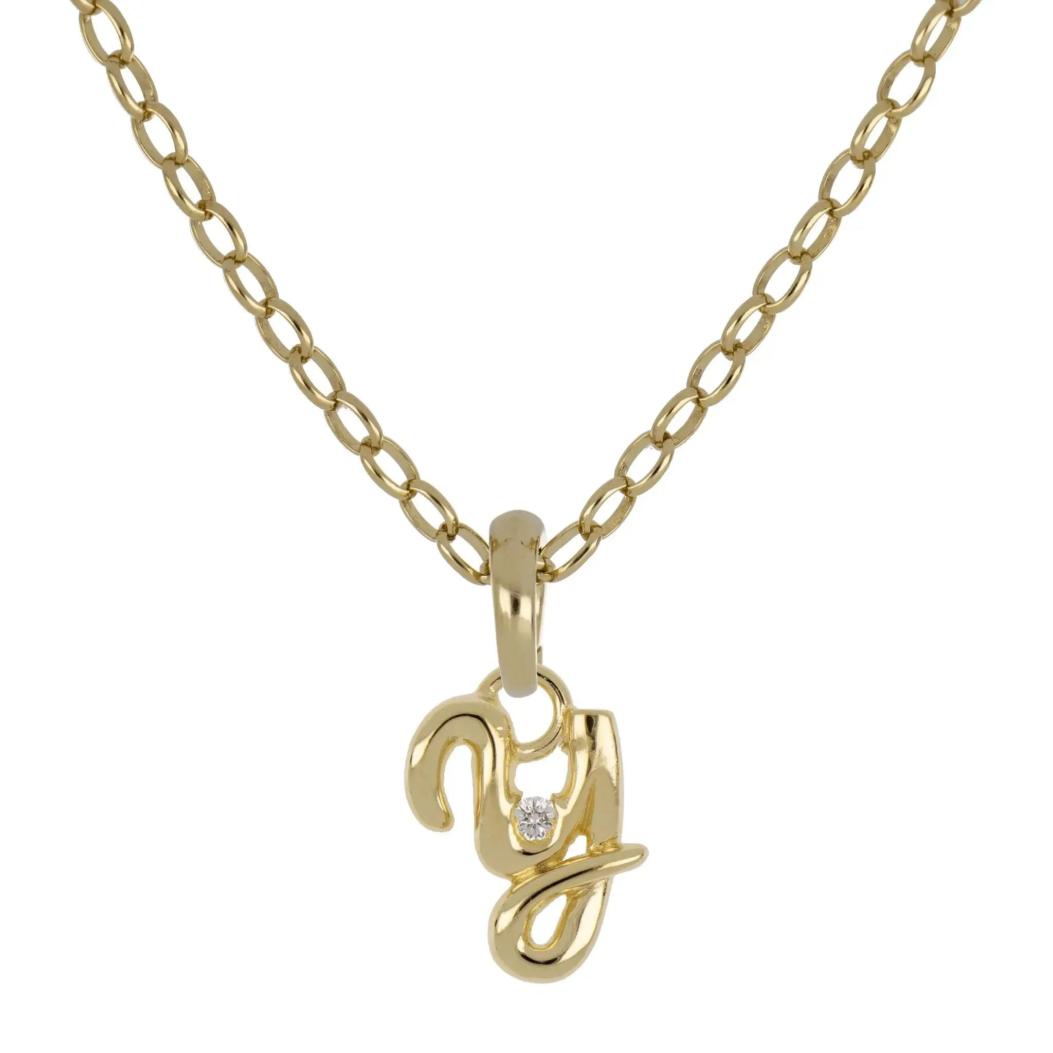John Medeiros Jewelry Collections Initials Necklaces