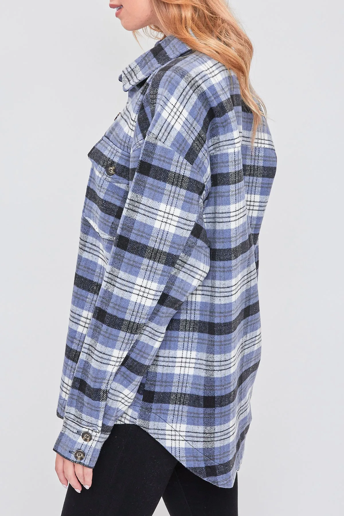 Junior Plaid Shacket 6 Pack