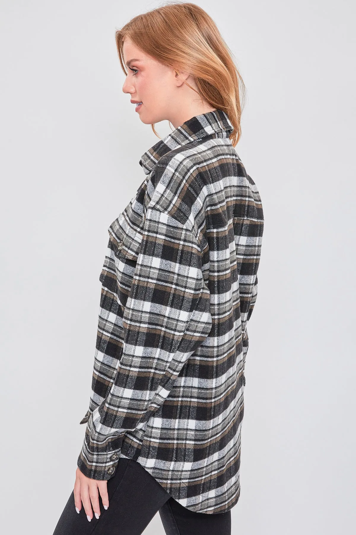 Junior Plaid Shacket 6 Pack