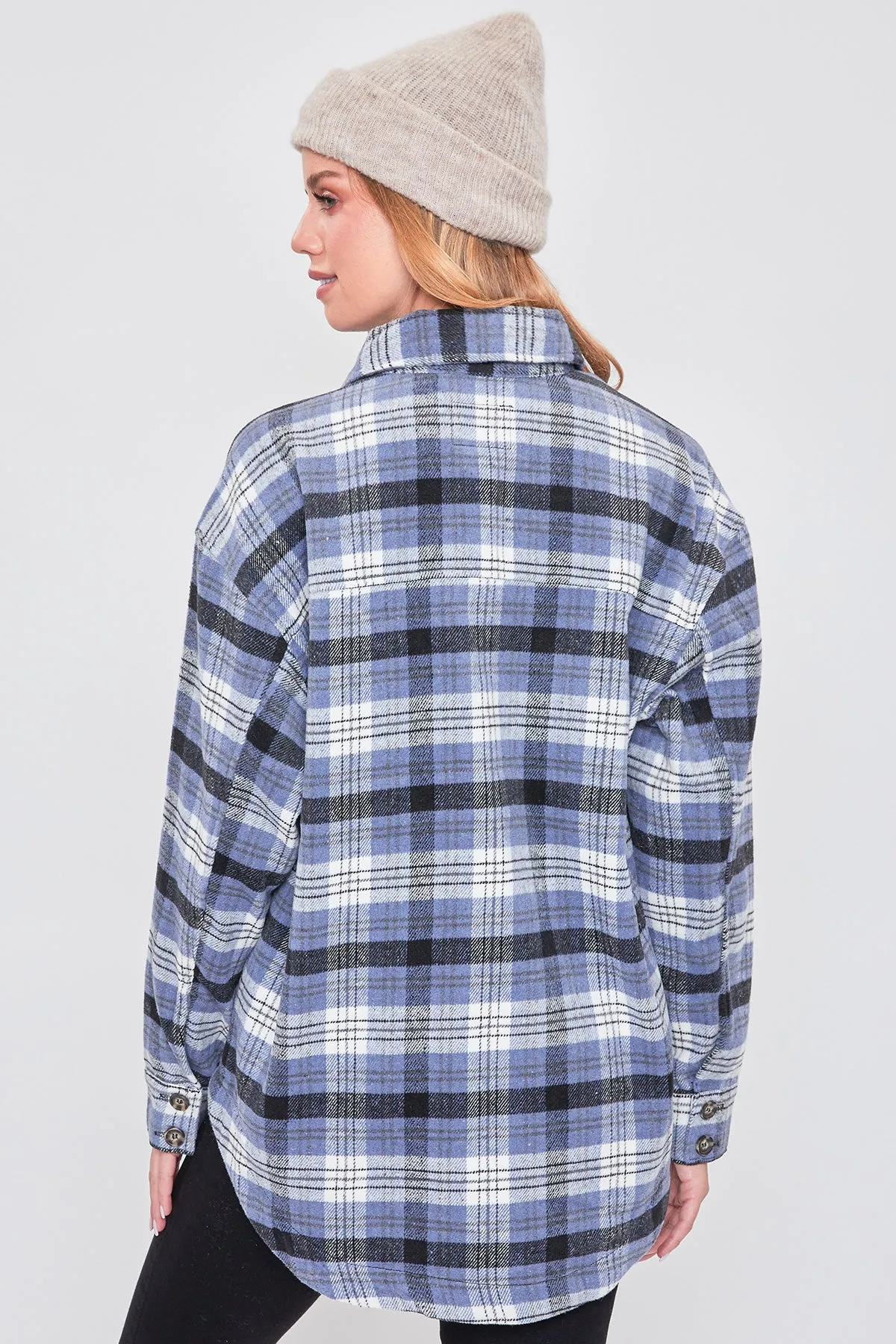 Junior Plaid Shacket 6 Pack